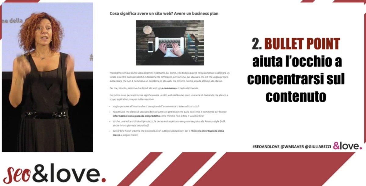 Al #seoandlove <a href="/GiuliaBezzi/">Giulia Bezzi SEO</a> ci mostra la sua determinazione. L'esperta #seo ci delizia con tools, consigli e raccomandazioni per scalare la vetta e posizionare il nostro brand all'apice della #serp.
#IusveSocialTeam