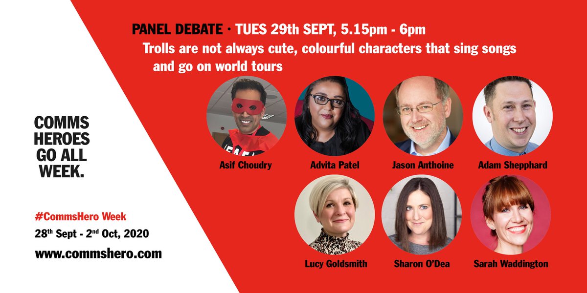 <a href="/wvhtlucy/">Lucy Goldsmith</a> <a href="/WeAreResource/">resource | sustainable creativity</a> <a href="/LeeH_Resource/">LeeHird_Resource</a> Thanks Lucy and it was an honour to host the #CommsHero panel debate alongside you and <a href="/Advita_p/">Advita CommsRebel</a> <a href="/JasonAnthoine/">Jason Anthoine</a> <a href="/adamshepphard/">Adam Shepphard</a> <a href="/sharonodea/">Sharon O'Dea</a> @Mrs_Wadds
