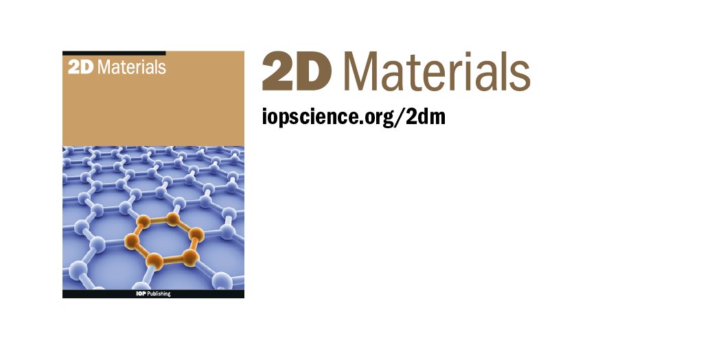 IOPPublishing's tweet photo. Discover 2D Materials, a multidisciplinary journal devoted to publishing fundamental and #AppliedResearch of the highest quality and impact covering all aspects of #Graphene and related #TwoDimensionalMaterials. https://t.co/ttdmGvBp7m https://t.co/tm1xs2ypEX