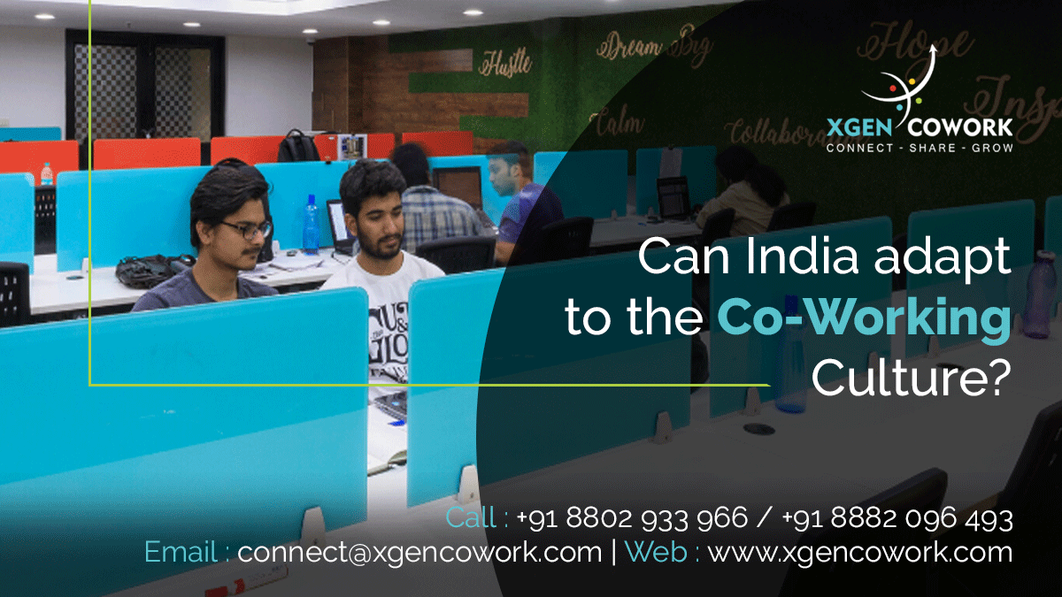 Xgencowork's tweet image. India&apos;s always seen the boring office cullture, would it adapt to co working?
Visit- xgencowork.com/.../can-india-…
#CoWorkingTogether #GrowingTogether #NetworkingTogether