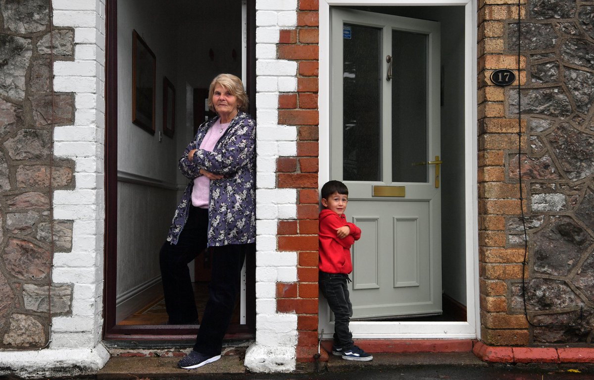 My favourite story of the year so far goes to three-year-old Macsen and his best mate Pat. Pat is 78 and lives next door and they met on either side of their garden fence during lockdown. Plus the pics are just lush <a href="/robgbrowne/">Rob Browne</a> bit.ly/2HT0nMx