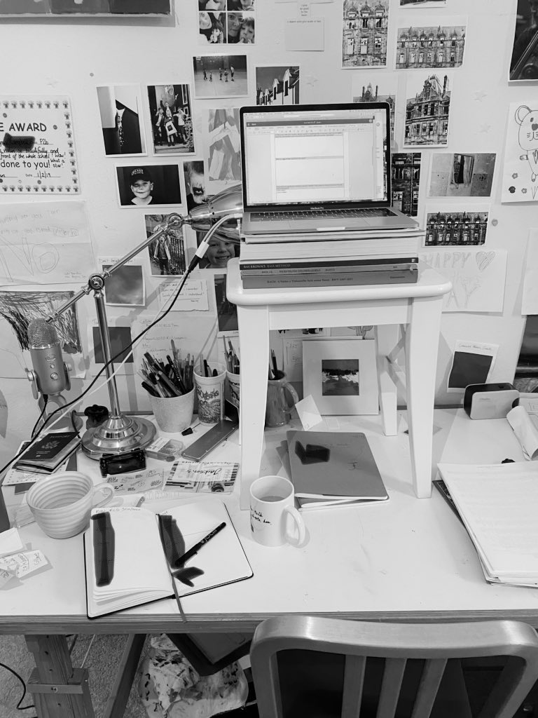 kursedtea's tweet photo. My new standing desk - I normally stand for teaching in person & realised sitting wasnโt good for me! Think it improves my teaching too! #bassteaching #rcsJuniors https://t.co/hSxUwcbEjG
