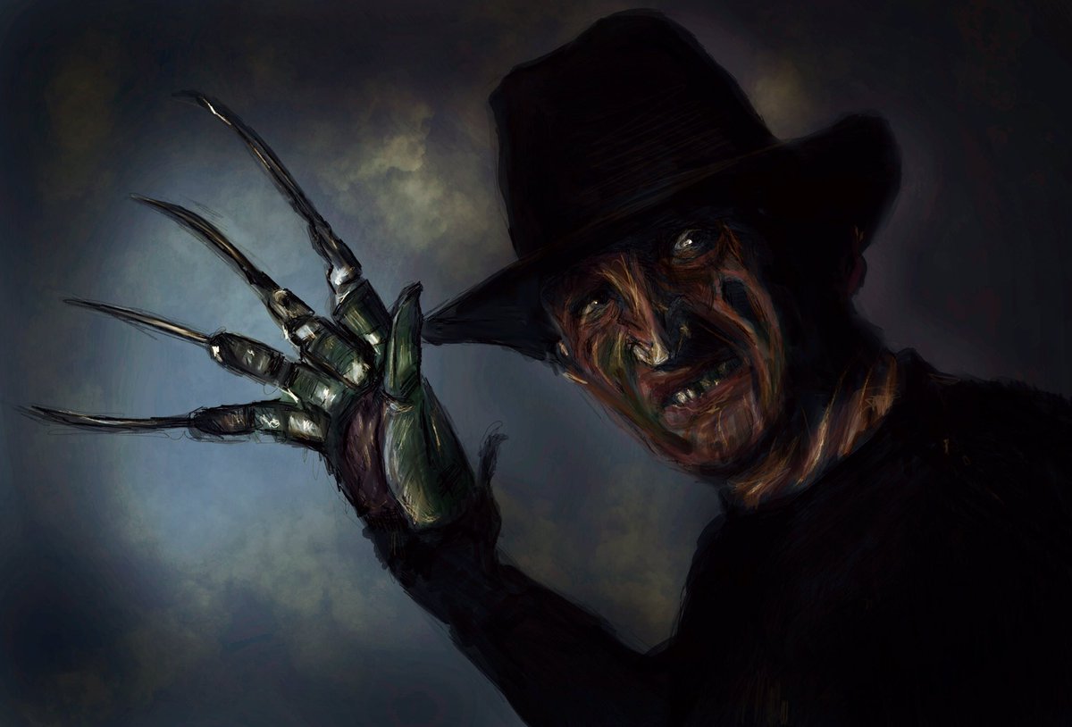 beadysass's tweet photo. #Goretober day 2 ‘Nightmare’ #NightmareOnElmStreet #FreddyKrueger digital painting https://t.co/VcsJIGH4iR