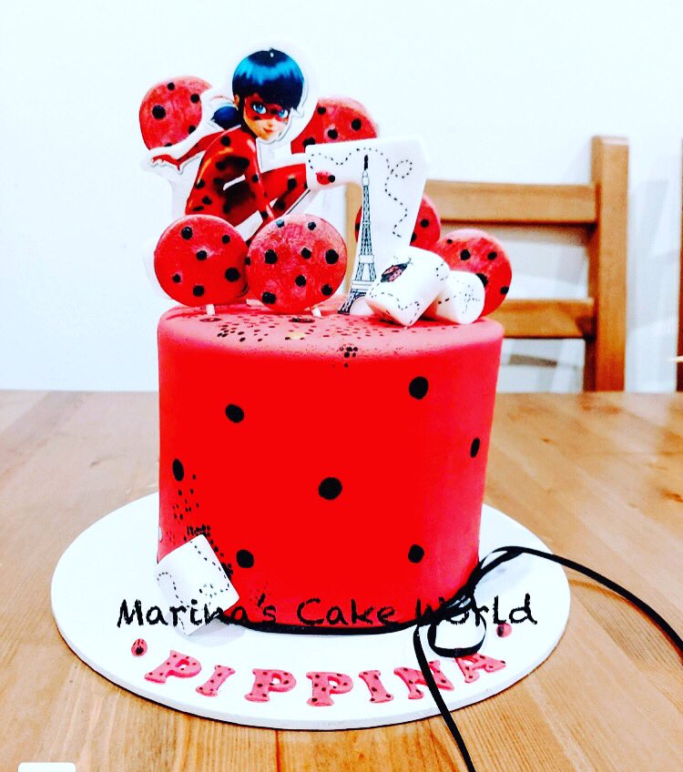 A very cute cake with Miraculous ladybug ready for action.  

#miraculousladybug #miraculous #ladybug #ladybugandcatnoir #greeksinlondon #τουρτες #τούρτες #γενέθλια @marinascakeworld