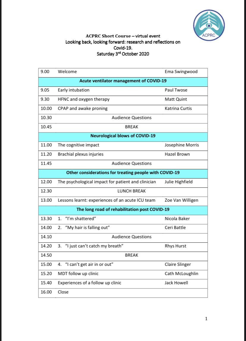 The learning never stops 🤓 (even if I am tucked up in bed with COVID 🦠) 
Great sessions so far <a href="/TheACPRC/">ACPRC</a>