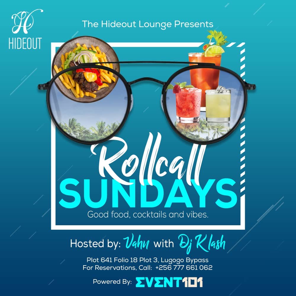 Hideout2561's tweet photo. The weekend is calling and there is no better place to chill from after a long week other than @Hideout2561. Make yourself available for the #RollCallSundays as you enjoy our fabulous meals from our chefs. Don’t leave a friend behind!! https://t.co/CnZuId1T6Y