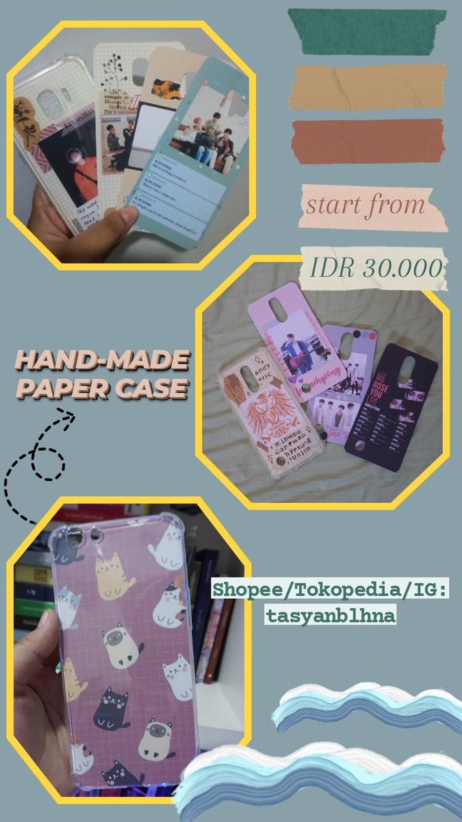 literaryexist's tweet photo. gUYS ak jualan case lucuwww ni buatan tangan sendiri^^ bs custom gambar jg,, kali aja ada yg minat atau boleh bantu RT xixi😊😊

dikirim dr planet Surabaya #kpopstuff #wtscase #papercase https://t.co/3HiV4QtJlj