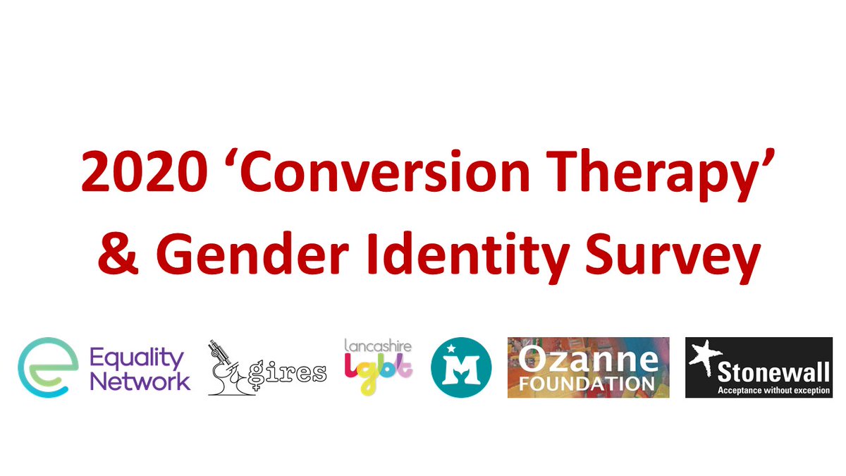 stonewalluk's tweet photo. Help us end conversion therapy🌈

If you are over 16 and live in the UK, please fill out this anonymous survey to help us and other organisations put an end to conversion therapy for trans and non-binary people. https://t.co/FSbKOApguT https://t.co/gcVGP707Km