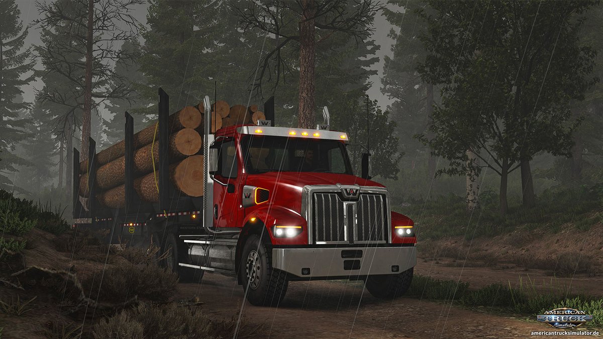 Ihr sucht für das Wochenende noch ein neues Fahrzeug? Wie wäre es dann mit dem nagelneuen #WesternStar49X? americantrucksimulator.de/news/der-weste… #ATS #WesternStar