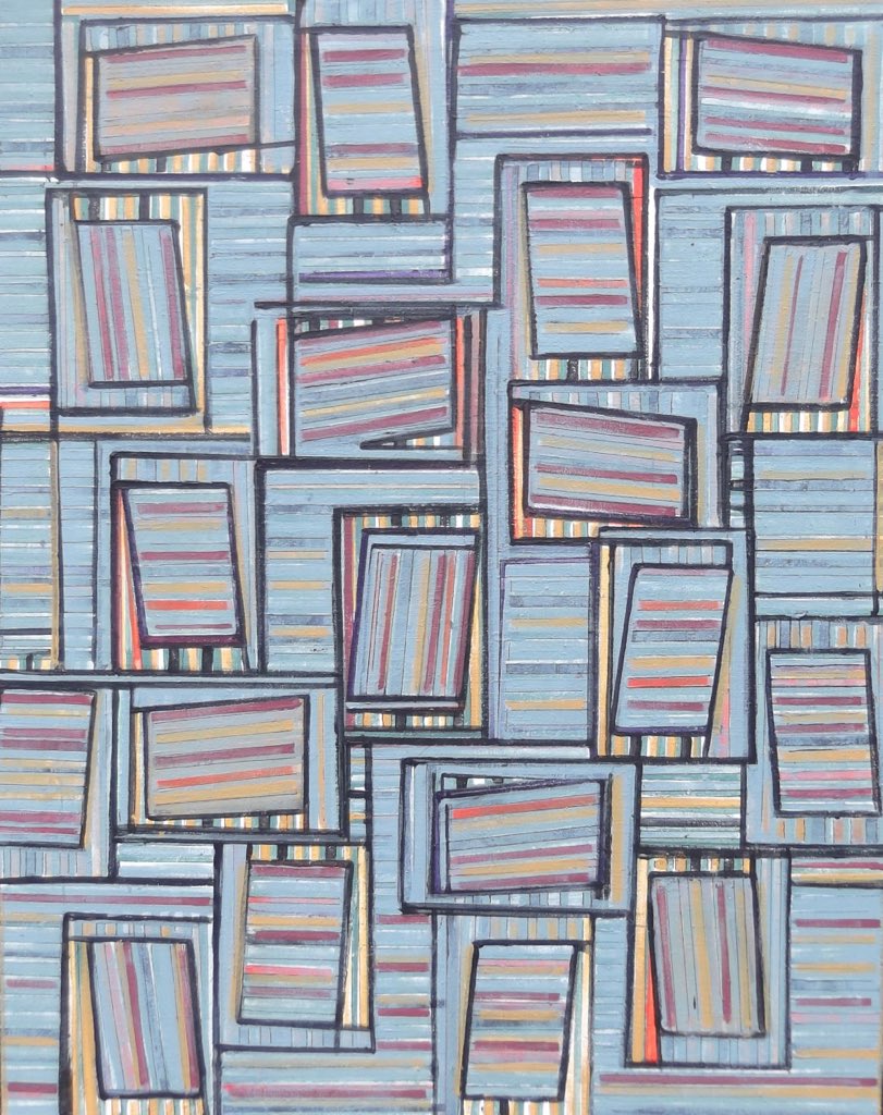 Mike Townesend’s show of new work is continuing today; this piece is entitled “Book Group” <a href="/MikeTownesend/">Mike Townesend</a>