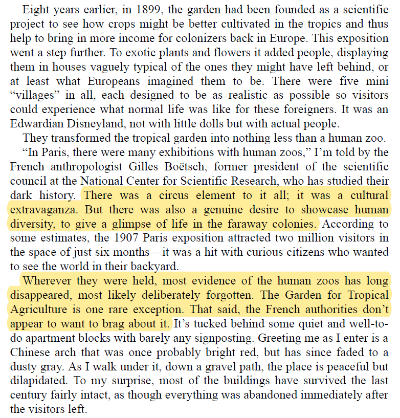 “In Paris, there were many exhibitions with human zoos”  #Saini