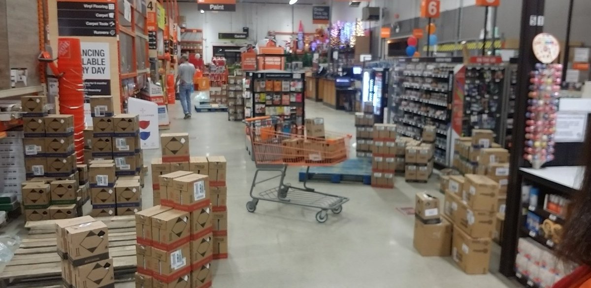 Condensing 6 pallets of spray paint to 4 and organzing them by bay. Great job freight team! <a href="/GuarinoSarah/">Utica United 2708</a> <a href="/KSorgani/">KatieSorgani</a> @XKerrigan <a href="/MJunga61/">Michael</a> @XKerrigan <a href="/tennvols34/">SHANNON GOODELL</a> <a href="/Teniell28948657/">Tenielle</a> @ashley2708HD