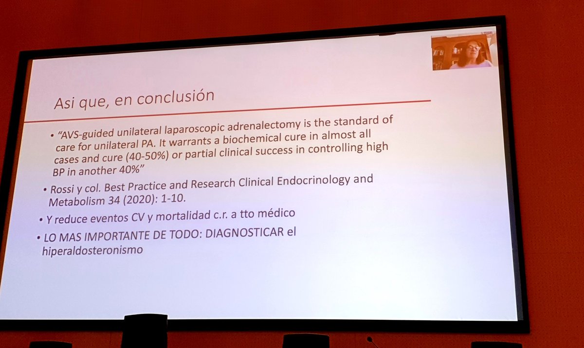 Manejo hiperaldosteronismo: medico vs quirúrgico. <a href="/SCLEDyN/">SCLEDyN</a> #SCLEDYN2020