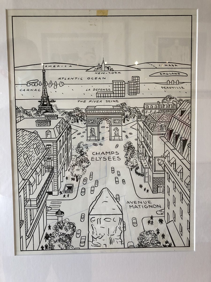 Floc'h, illustration avec en détail la grand-mère de l'artiste - puis Chaland
#rencontresChaland #Floch 
