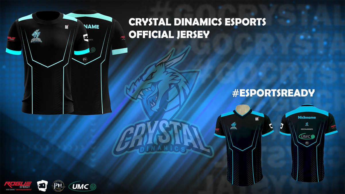 DinamicsCrystal's tweet photo. ¡Camiseta oficial del equipo 2020!
#GOCRYSTAL 
#ESPORTSREADY https://t.co/lx5AcVNxLI