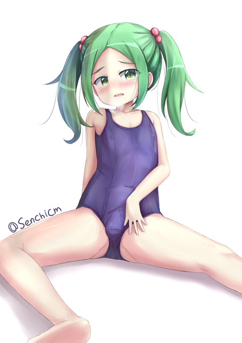 Commissioned by 
@satachan3
  ( ͡° ͜ʖ ͡°) ( ͡° ͜ʖ ͡°) ( ͡° ͜ʖ ͡°)
https://t.co/dIbV46SG8M
#男の娘 #trap #twintail #swimsuit #r18 #Crossdresser #commission 