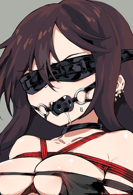 pixivFANBOXで虞美人魅入り大作戦目隠し猿轡追加&amp;original shareを公開しました! https://t.co/BorjRhKIy3 