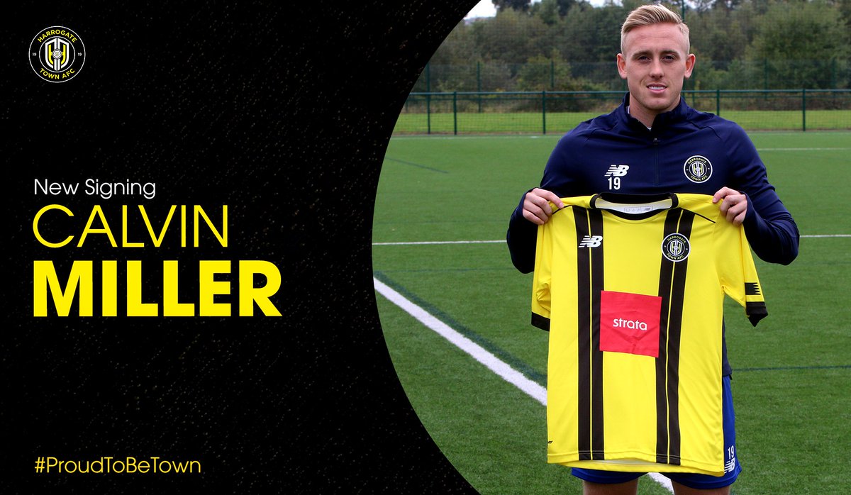 HarrogateTown's tweet photo. βοΈ | We are delighted to announce the permanent signing of former Celtic player @calvin_miller7
#WelcomeCalvin https://t.co/J3IqUEtqmf