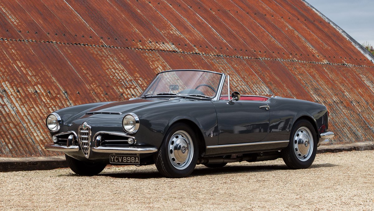 carandclassic's tweet photo. This 1963 Alfa Romeo Giulia Spider Veloce has been subject to a full bare metal restoration! 

https://t.co/5LdePP5KvV

#CarandClassic #ClassicCar #AlfaRomeo #Alfa #Romeo #GiuliaSpider https://t.co/v3VWBJXi01