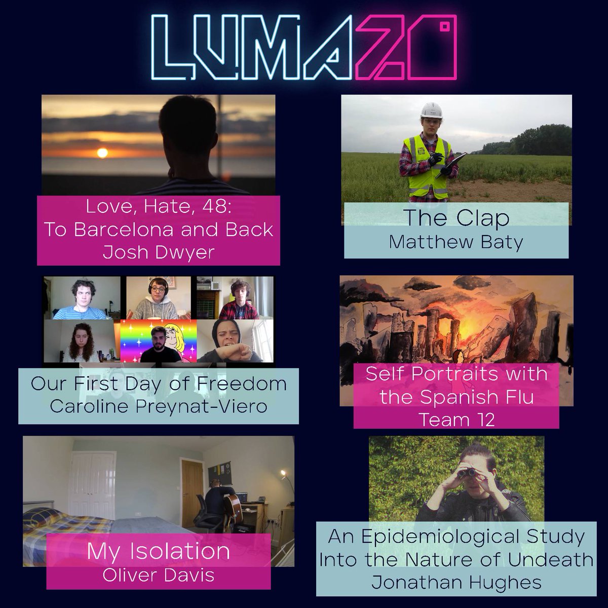 Want to watch some amazing films made by some amazing people? 

All of the submitted films for the Gala Showcase are now available to view online on our website! 

🎥 lumafilmfest.co.uk 🎥