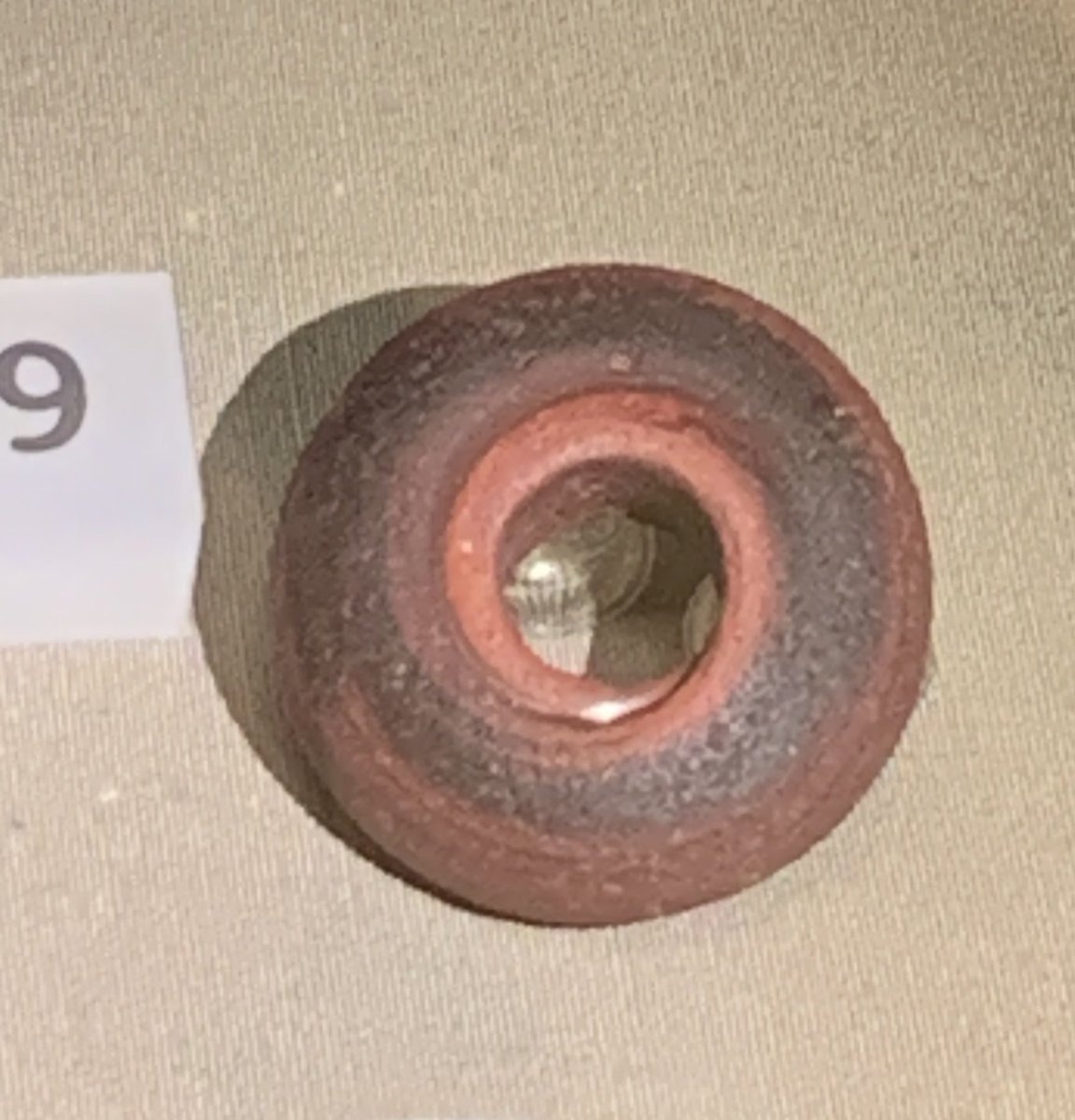 Bronze Age bead, found at Wilsford Barrow, just south of Stonehenge - the earliest piece of glass ever discovered in Britain!  #WiltshireMuseum