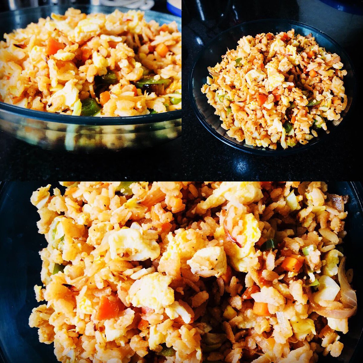 AngelinJemi's tweet photo. Egg fried aval (poha)π€€
#aval #poha #friedrice #eggfriedrice #egg #healthyfood #healthyliving #healthyeating #homemade #homechef #homecooking #fusionfood #foodphotography #LAJKitchen https://t.co/TZI3qEVbaI