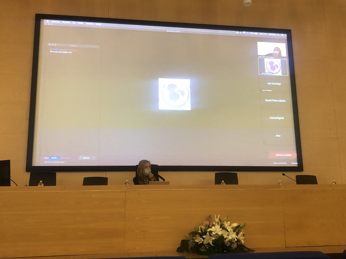 La Dra Terroba da paso a la Conferencia de clausura del XXXI CONGRESO SCLEDYN <a href="/SCLEDyN/">SCLEDyN</a> #SCLEDYN2020