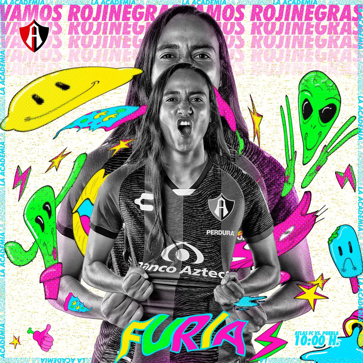 AtlasFCFemenil's tweet photo. Esta tarde tenemos que GANAR. 🔴⚫️

#LateConFuria https://t.co/685DuGMcvU