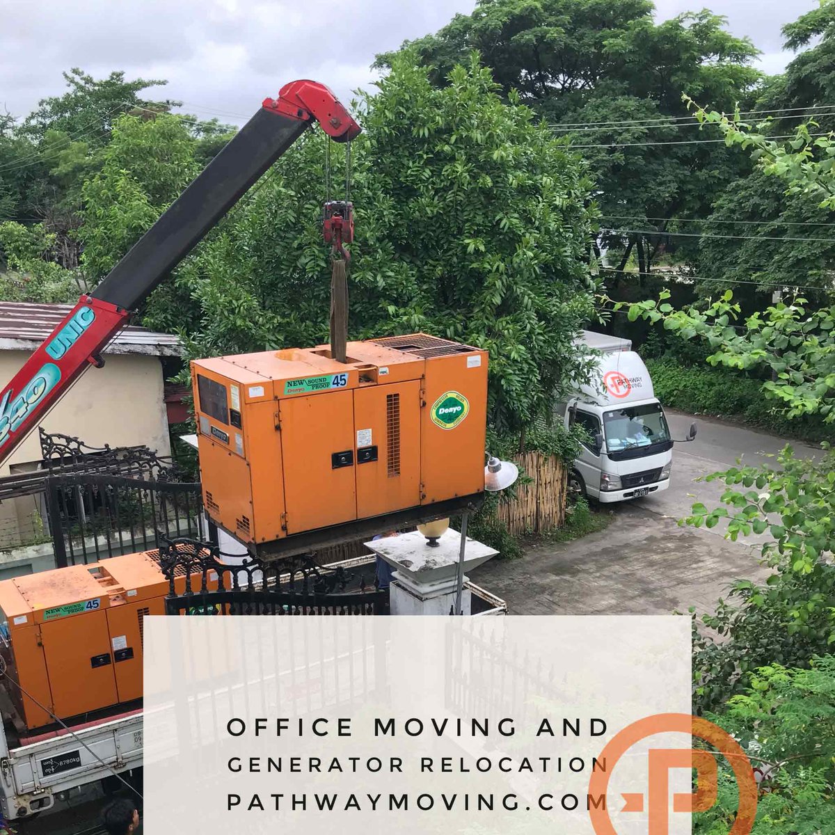 PathwayMoving's tweet image. In addition to office and house moving, we can relocate the ever-present generator. 

We look forward to returning to work after Yangon's stay-at-home has ended. #Myanmar #Yangon
