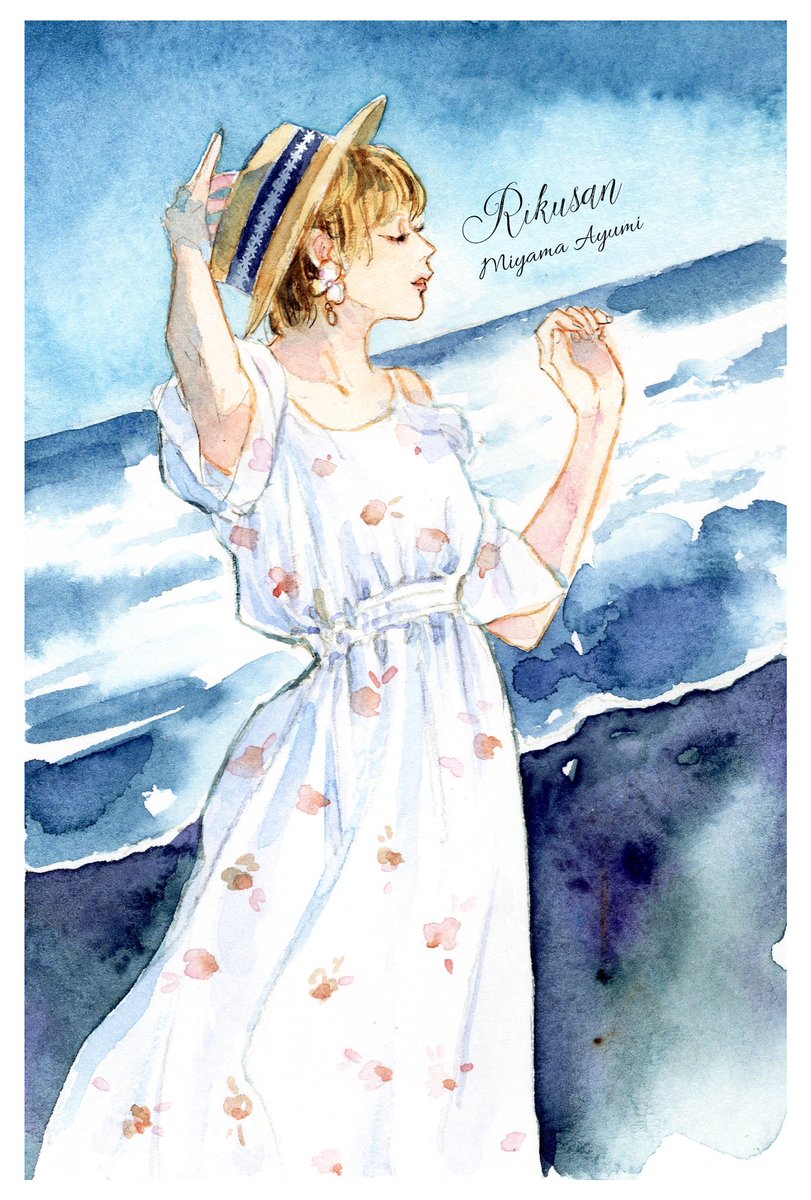 「Rikuさんのポートレートを元に描かせて頂きました。素敵な色味? 」|miya(ミヤマアユミ)のイラスト