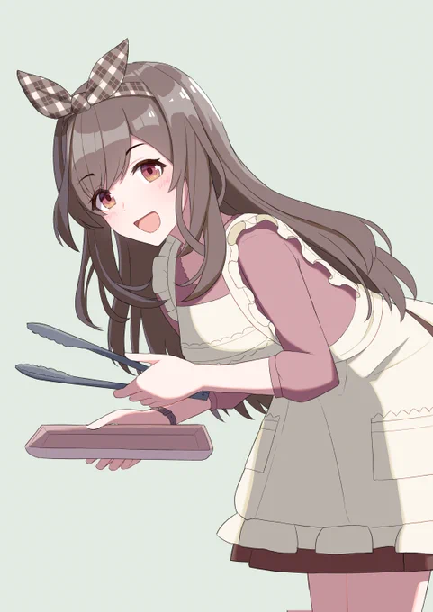 #シャニマス  #月岡恋鐘
パン屋の空気すき 