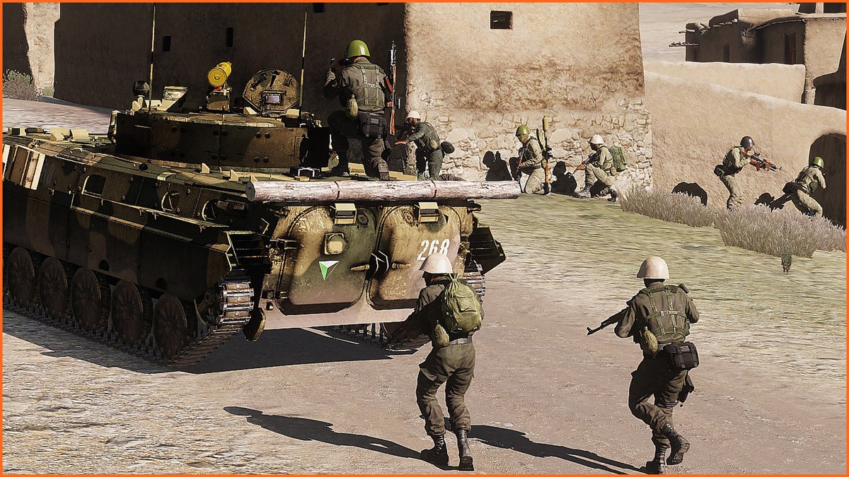 A3_VirtualForce's tweet photo. Vendredi 02.10.2020 | «La Ligne "Mareth"» | Les forces de l'armée takistanaise ont pour objectif de percer une ligne de défense près de #Firuz_Abad. L'ennemi y est solidement retranché et le combat sera rude !
@Arma3official @rhsmods @Arma3CUP #Project_Opfor #Coop #Virtual_Force https://t.co/UEVifKf9qu