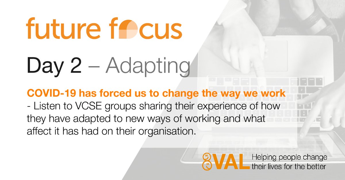 valonline's tweet photo. This year's Future Focus conference is taking place over 3 days - find out more: https://t.co/TIIzbs4CJG

Book your FREE tickets for Day 2: Adapting
https://t.co/37eSxxcjk1 https://t.co/SPVKZKZmxP
