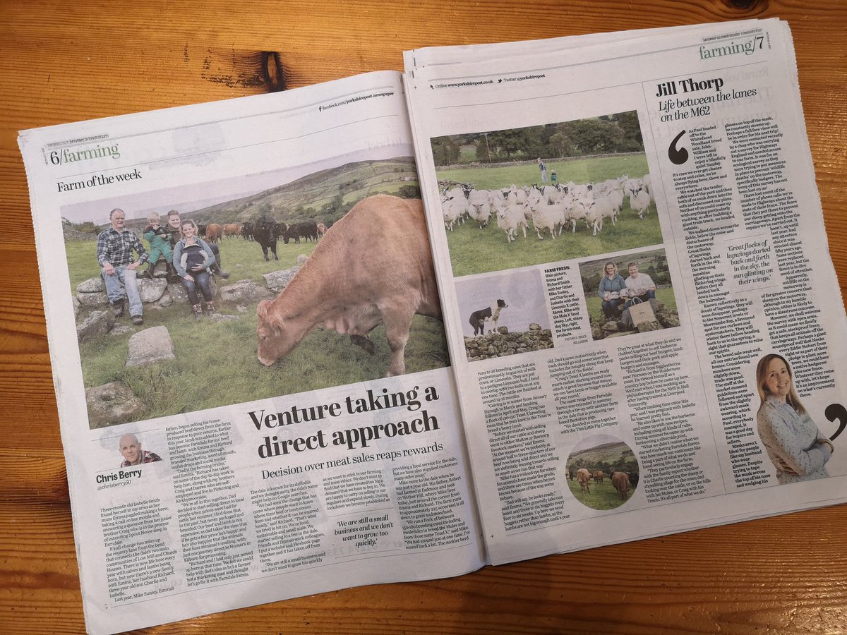 PhotoRichSmith's tweet photo. We're 'Farm of the Week' in today's edition of The Yorkshire Post. Go grab a copy 😁 https://t.co/56qDN642TU
