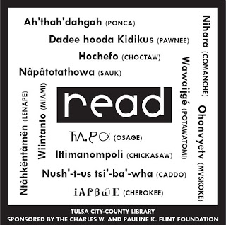 3) "by American Indians" suggests that Native ppls of the hundreds of Native Nations speak a single language. That's error #2. Consider the word "papoose." Tho it is often used as *the* Native word for baby, it is the word in one language. Here's "read" in many languages: