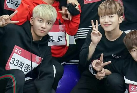 since we're on the topic of onf x ateez , here's tiny laun and tiny joongie + tiny jjong and tiny laun :') !