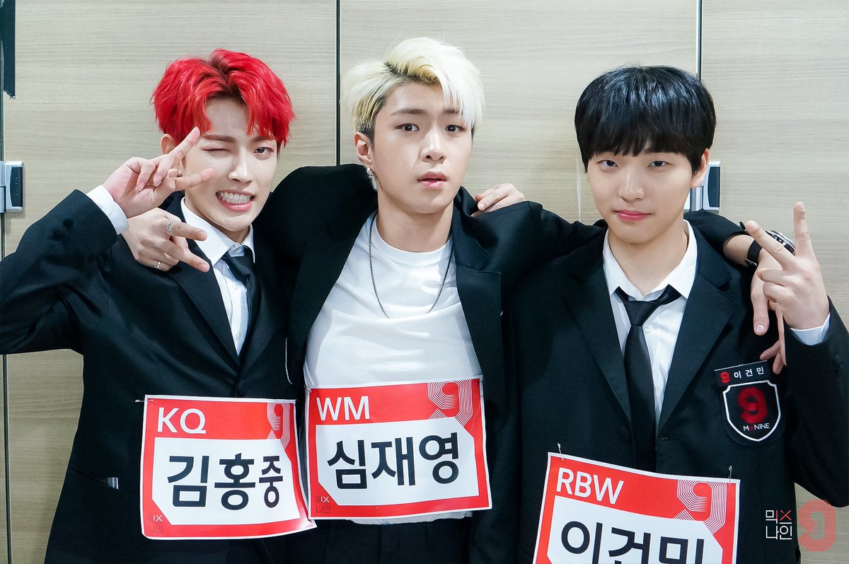 hongjoong (ateez) wyatt (onf) seoho (oneus) - 3/many of my ults :')