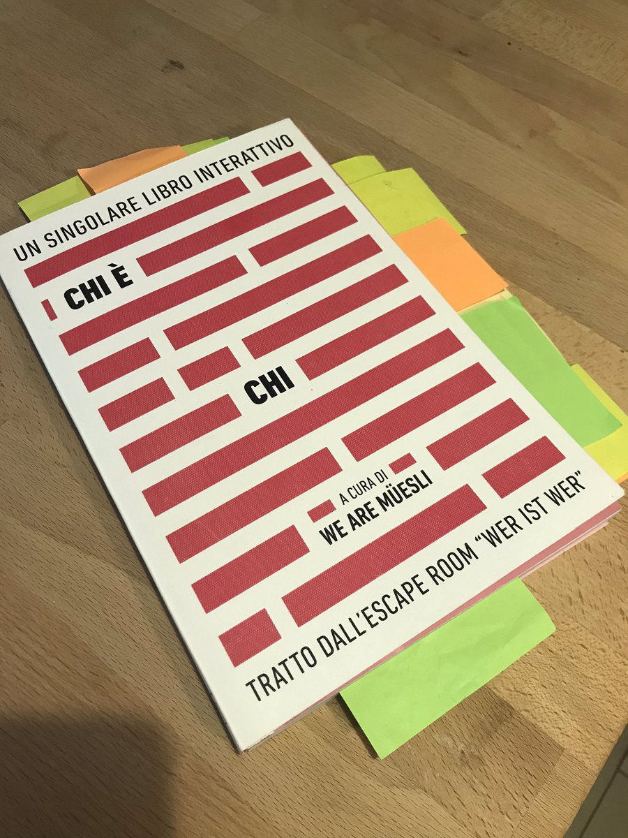 Bene_Pierf's tweet photo. #WERISTWER diventa portatile, di carta e digitale. (E fino all’ultimo ci sono cose da controllare…). #CHIÈCHI
@WeAreMuesli https://t.co/kFlhOnyK9M
