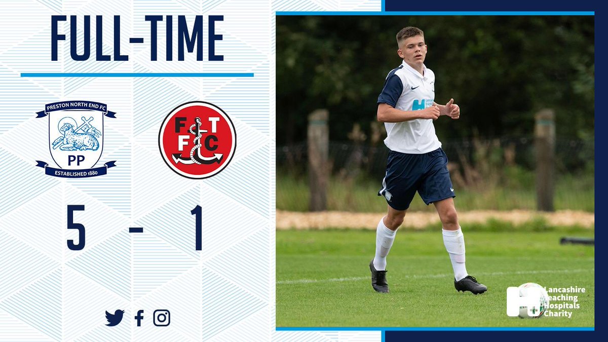 pnefcacademy's tweet photo. Full-Time: #PNEU18 5-1 @academyftfc 

A massive win for North End as they get back to winning ways! 

#pnefc https://t.co/wmZrXGM9hO