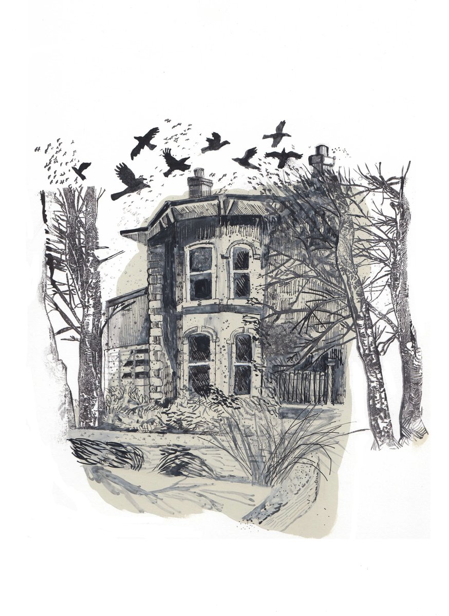 FeralProds's tweet photo. This coming Friday sees the release of our haunting digital theatre production #FeralTales. The Tale of White Cottage, The Tale of Meadow House and The Tale of Butcher’s Alley each tell a story of isolation and supernatural foreboding. #arts #herefordshire #theatre #illustration https://t.co/4a2ch0oYkr