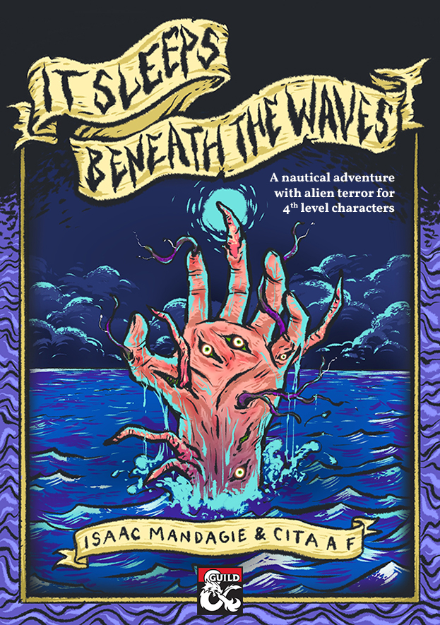  @dancingberry and I are working on our next horror adventure, It Sleeps Beneath The Waves. It should be released this month, and we are going to have our playtest soon!If you are interested in Body Horror and Cosmic Horror, set in a nautical setting, then don't miss this!