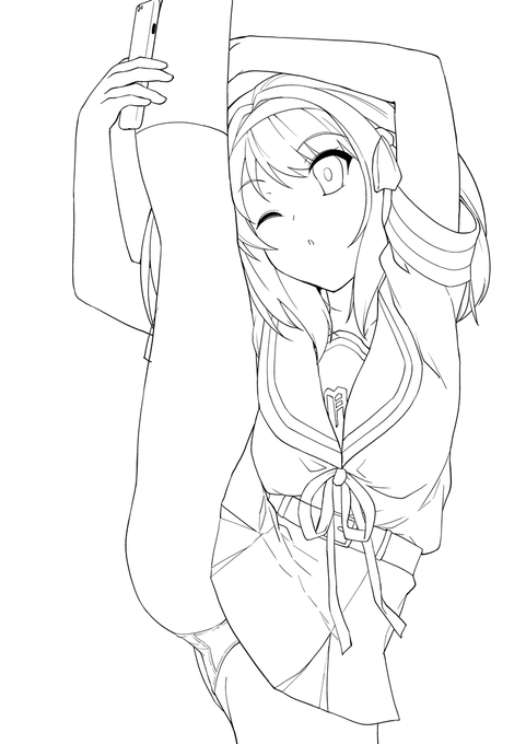 ちょっと線画に時間かかってしまったので、I字バランスハルヒさんの色塗り配信は明日の夜9:00からやります。
https://t.co/MXLH1GZsvZ 