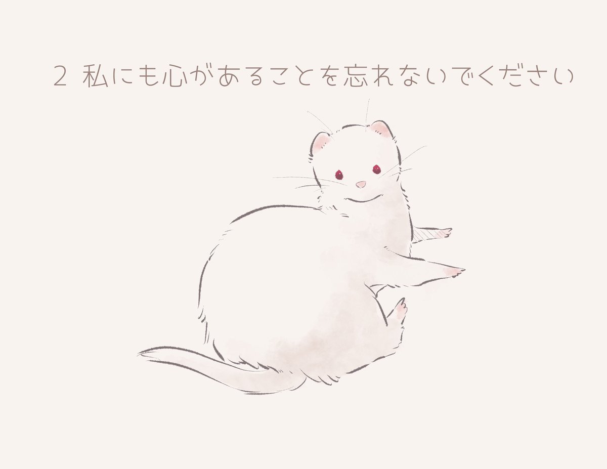amnon43's tweet photo. フェレットの十戒  1〜4 https://t.co/fcqA6VLfzz