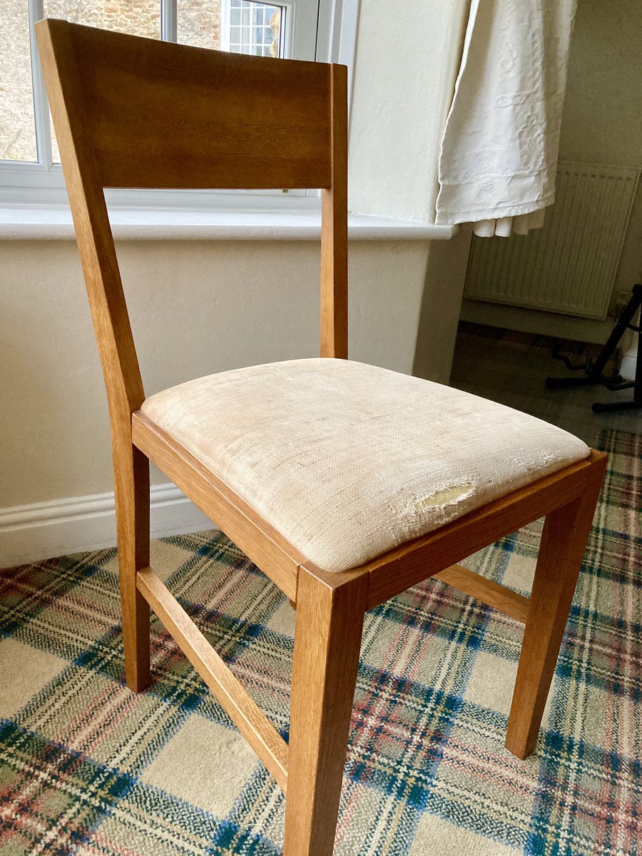 JuliaShacklock's tweet photo. “A seat of learning??”             Many hours of #lockdownlearning and regular prep have finally taken their toll. New project beckons. https://t.co/s7zLIQcVSU