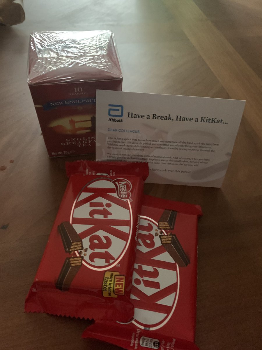 James_Mc_RLB's tweet photo. Mrs received this in the post this morning. Made up. Very impressed #Abbott #simplegesture #nicetobenice #littlethings @clairedoole #kitkat #takeabreak https://t.co/VBw0K854Vt