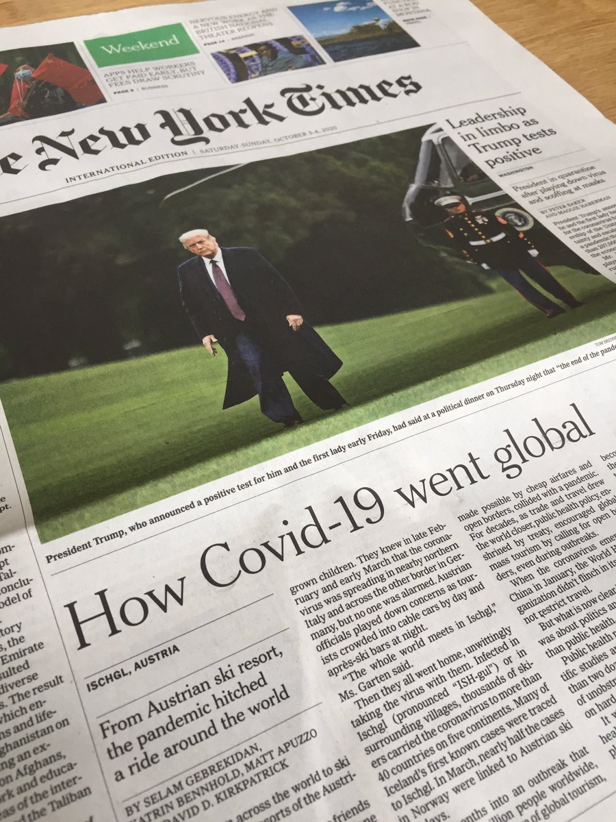 Markus Wolschlager On Twitter Osterreich Auf Der Titelseite Der Internationalen New York Times