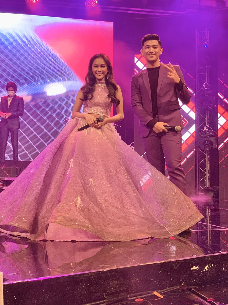 Golden Cañedo and Jeremiah Tiangco on @GMATheClash stage. :) Proud of them! :) #TheClash2020