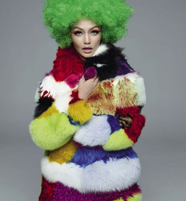 Gigi Hadid for Vogue Italia in 2015