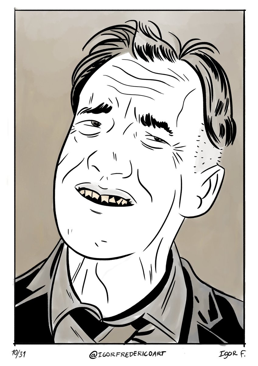 igor_boka's tweet photo. #fargotober dia 10 - O garoto propaganda da Colgate, V.M Varga.

#fargo #inktober2020 #inktober #fargofx #tv #series #vmvarga #teeth https://t.co/Km452Clik6