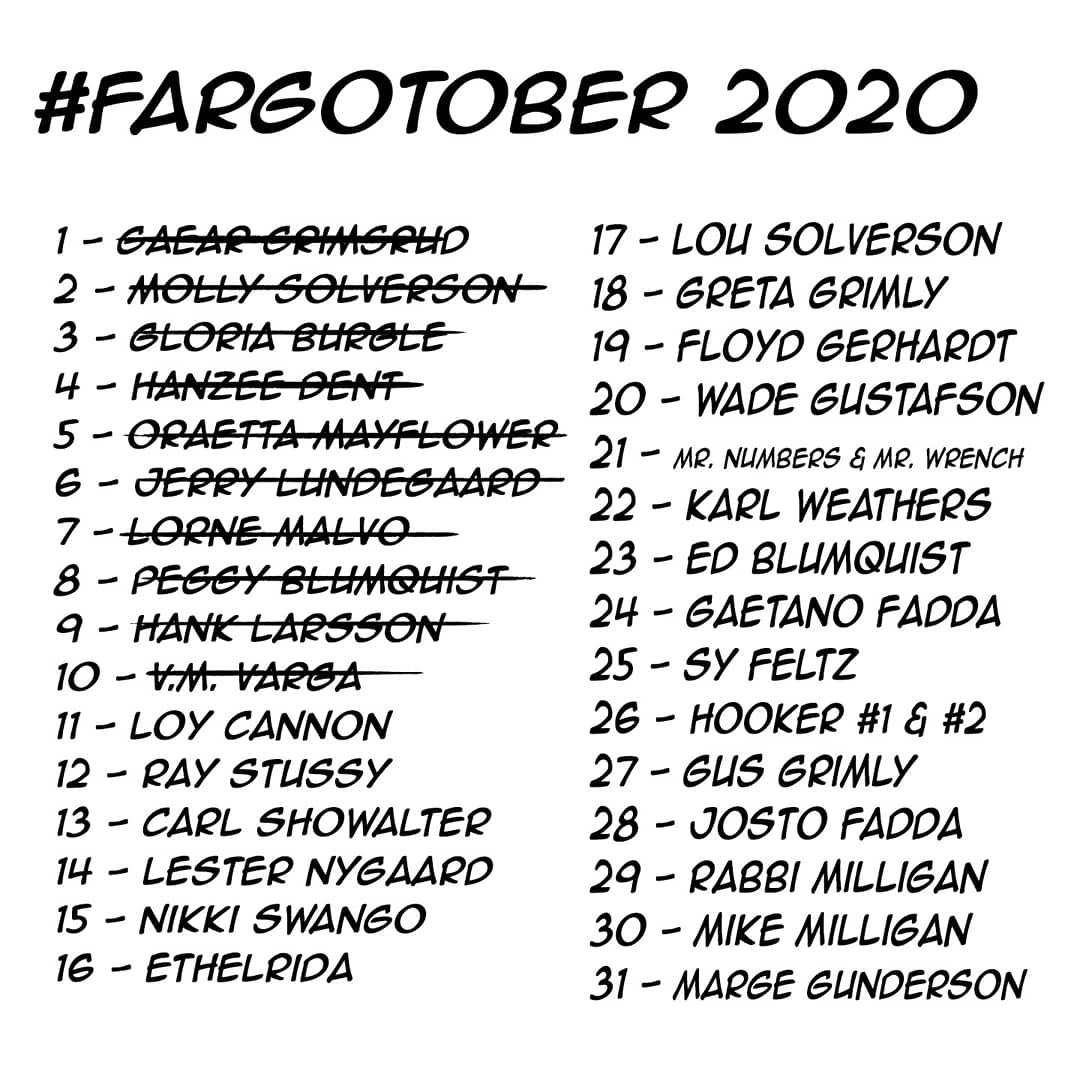 igor_boka's tweet photo. #fargotober dia 10 - O garoto propaganda da Colgate, V.M Varga.

#fargo #inktober2020 #inktober #fargofx #tv #series #vmvarga #teeth https://t.co/Km452Clik6